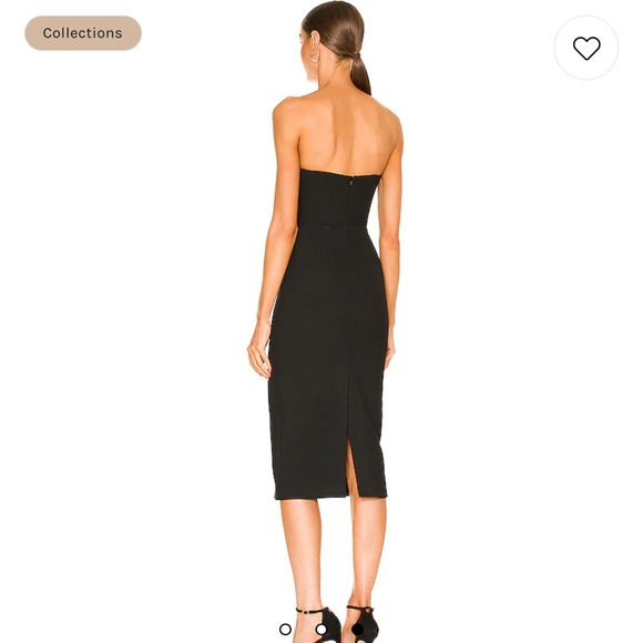 TINX Veronica Beard Colebrook Dress in Black - Picture 4 of 7